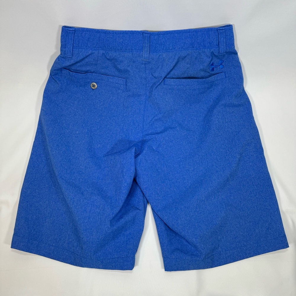 Under Armour Men's Match Play Vented Golf Shorts Size 30 Versa Blue Stretch - Picture 2 of 5